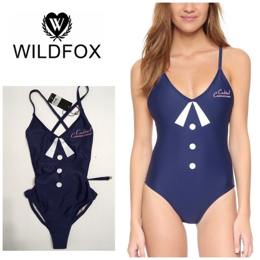 New. WILDFOX Clear Skies swimsuit. Small. Retails $121